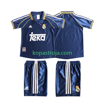 Billiga Fotbollströjor Real Madrid 1999 Retro Barn Tredje tröja 1998 Kortärmad